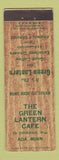 Matchbook Cover - Green Lantern Cafe Ada MN