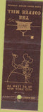 Matchbook Cover - Coffee Mill New York City