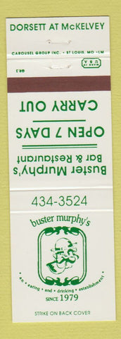 Matchbook Cover - Buster Murphy's Restaurant Maryland Heights MO