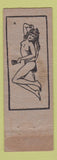 Matchbook Cover - Wright's Place girlie Federalsburg MD WORN