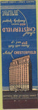 Matchbook Cover - Hotel Chesterfield New York City blue