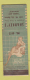 Matchbook Cover - Sharkey's Restaurant pinup WEAR