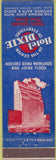 Matchbook Cover - Hotel Dixie New York City