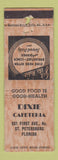 Matchbook Cover - Dixie Cafeteria St Petersburg FL PAPER LOSS