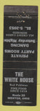 Matchbook Cover - The White House Mentor OH restaurant