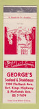 Matchbook Cover - George's Seafood Steak House