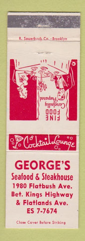 Matchbook Cover - George's Seafood Steak House
