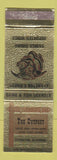Matchbook Cover - The Outpost Restaurant Evanston WY WEAR