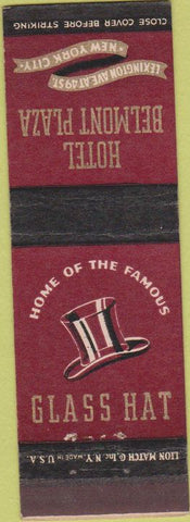 Matchbook Cover - Hotel Belmont Plaza New York City