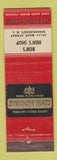 Matchbook Cover - Stetson Men's Hats Bob's Woonsocket RI