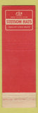 Matchbook Cover - Stetson Men's Hats Bob's Woonsocket RI
