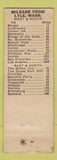 Matchbook Cover - Elkhorn Taver nLyle WA WORN