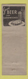 Matchbook Cover - Brunswick Recreation & Tavern Freeport IL WEAR