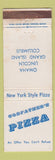 Matchbook Cover - Godfather's Pizza Omaha Lincoln Grand Island NE WORN
