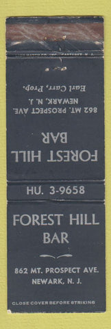 Matchbook Cover - Forest Hill Bar Newark NJ WEAR