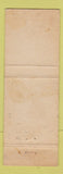 Matchbook Cover - Slotter & Wenhold Texaco oil gas Perkasie PA
