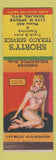 Matchbook Cover - Shorty's Texaco oil gas Rawlins WY pinup