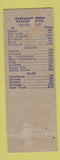 Matchbook Cover - Shorty's Texaco oil gas Rawlins WY pinup