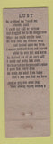 Matchbook Cover - Hillcrest Texaco oil gas Richmond VA WEAR