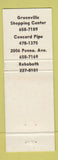 Matchbook Cover - Westover Beauty Salon Rehoboth Greenville