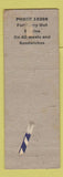 Matchbook Cover - Sportsman's Grill Alliance OH pinup WEAR