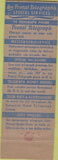 Matchbook Cover - Hotel Picadilly New York City