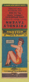 Matchbook Cover - Friendly Tavern Lorain OH opinup