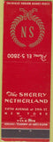 Matchbook Cover - Sherry Netherland Hotel New York City