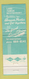 Matchbook Cover - Lake Tower Restaurant Chicago IL