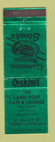 Matchbook Cover - The Lamp Post Cafe Lounge Hastings NE