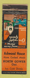 Matchbook Cover - Ashwood House North Gower ON WEAR