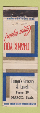 Matchbook Cover - Tomyn's Grocery Lunch Margo SK WEAR