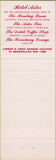 Matchbook Cover - Hotel Astor New York City