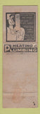 Matchbook Cover - Sipes Plumbing Phoenix AZ pinup