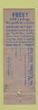 Matchbook Cover - Vita Brand Spring Garden Salad