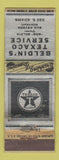 Matchbook Cover - Beldin's Texaco oil gas WEAR