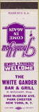 Matchbook Cover - White Gander Bar New York City
