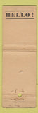 Matchbook Cover - Dinty Moore's Diner East Providence RI