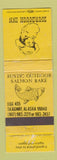Matchbook Cover - Sourdough Inn Salmon Bake Skagway AK WEAR