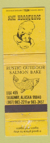 Matchbook Cover - Sourdough Inn Salmon Bake Skagway AK WEAR