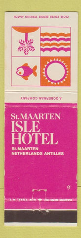 Matchbook Cover - St Maarten Isle Hotel Netherlands Antilles