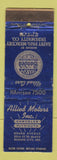 Matchbook Cover - Allied Motors Chrysler Plymouth Kansas City MO WEAR