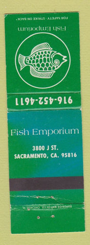 Matchbook Cover - Fish Emporium Sacramento CA WEAR