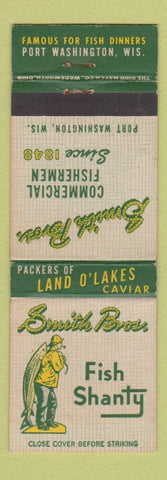 Matchbook Cover - Smith Brothers Fish Shanty San Port Washington WI