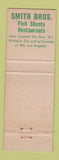 Matchbook Cover - Smith Brothers Fish Shanty San Port Washington WI
