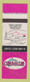 Matchbook Cover - Cuda Bay Club Orlando FL SAMPLE WEAR