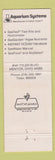 Matchbook Cover - Instant Ocean Aquarium Systems Mandeville LA
