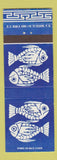 Matchbook Cover - DD Bean QC Fish