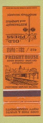 Matchbook Cover - Old Express Restaurant Sharon PA