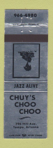 Matchbook Cover - Chuy's Choo Choo Tempe AZ WEAR